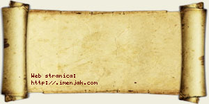 Joakim Nedić vizit kartica